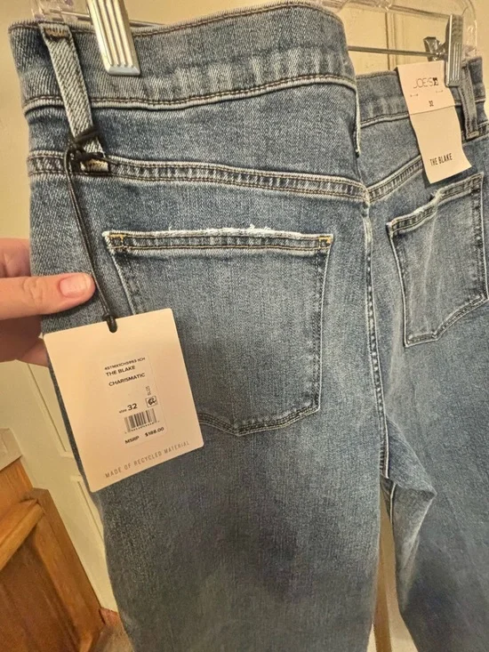 Joe’s Jeans Distressed High Rise Crop Jeans The Blake MSRP $188 SIZE 32 NWT - Picture 5 of 5